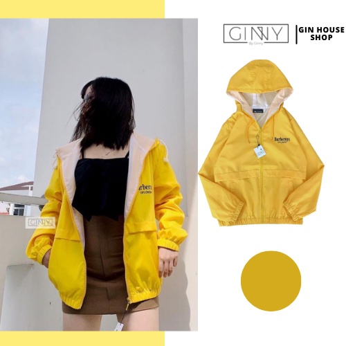 ÁO KHOÁC DÙ BURBERNYS 2 LỚP CAO CẤP | NĂNG ĐỘNG | CHỐNG NĂNG TỐT | GinHouse.Shop