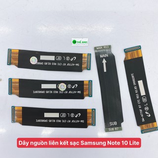 Dây nguồn liên kết main cụm sạc Samsung Note 10 Lite SM-N770F, cáp nối main, flex cable sub main Samsung Note 10 Lite
