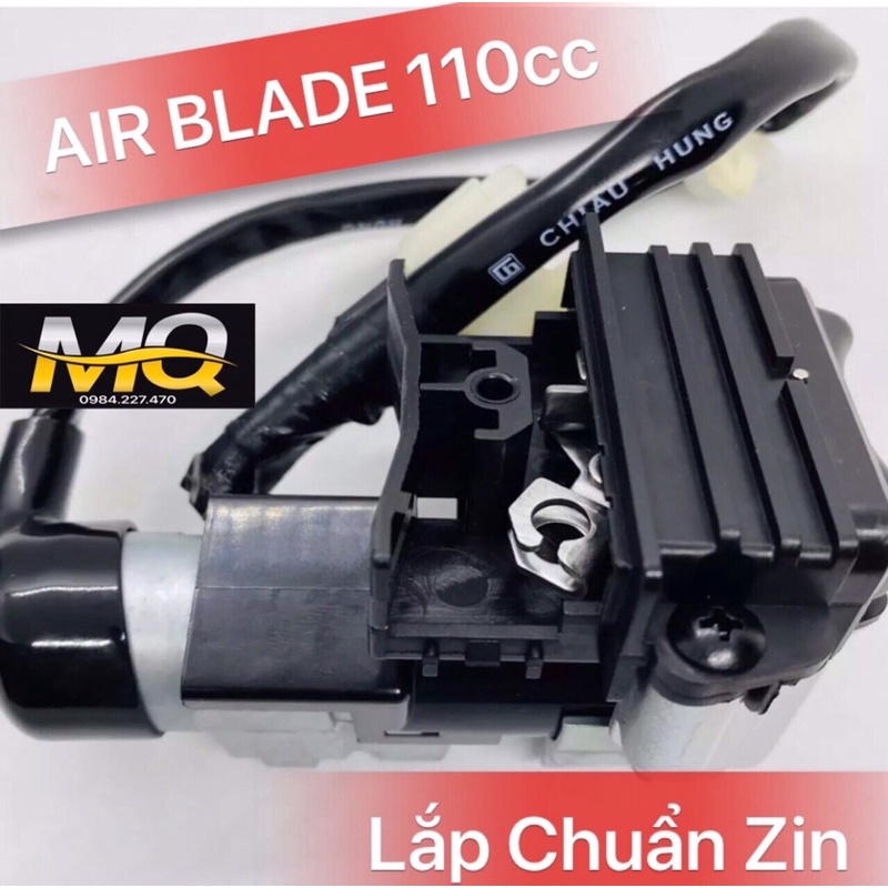 BỘ Ổ KHOÁ XE AIR BLADE 110cc 2008-2012  (6 CẠNH )