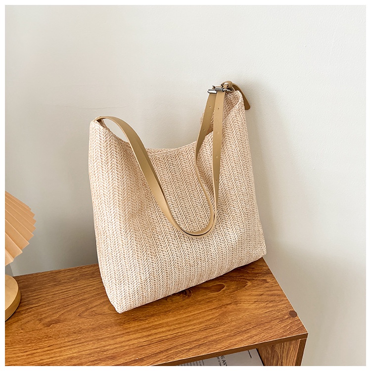 Túi Đan Rơm Đeo Một Bên Vai Sức Chứa Lớn Nhỏ Mới Mùa Hè Cho Nữ