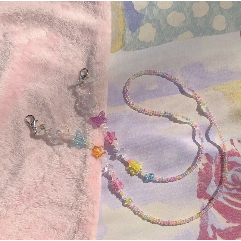Glass chain/ mask strap dây đeo kính, dây đeo khẩu trang handmade siêu xinh💖 có làm theo yêu cầu