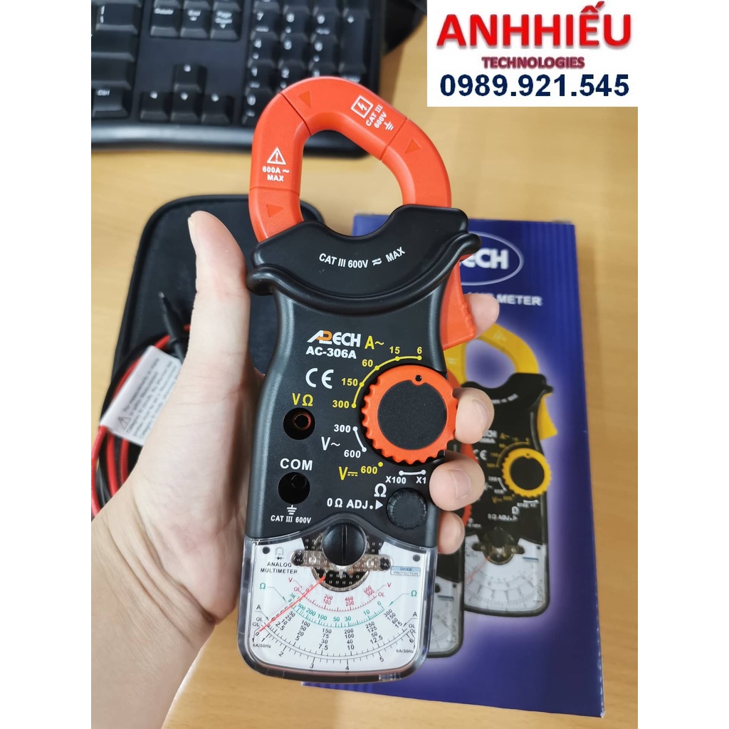 APECH AC-306A ampe kìm kẹp dòng cơ Apech AC 306A