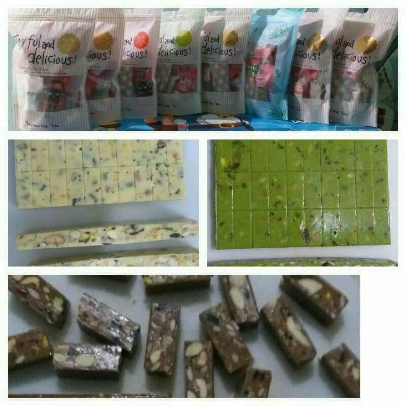 200 - 500gam kẹo sữa hạt NOUGAT handmade