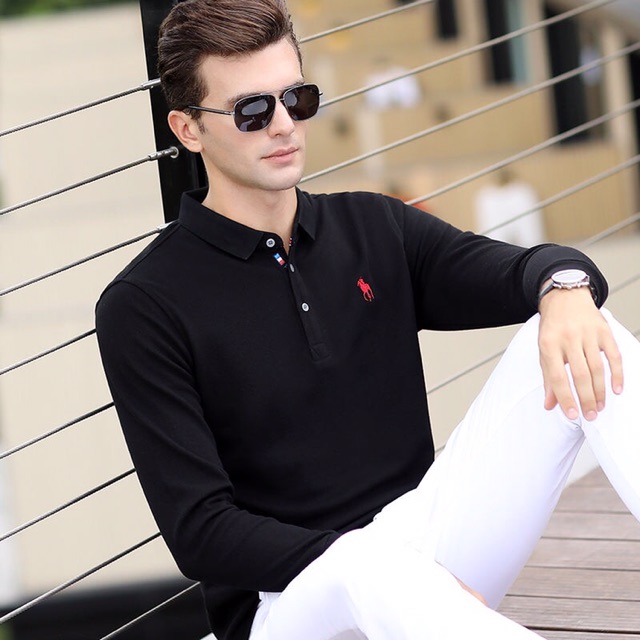 ÁO PHÔNG DÀI TAY  POLO NAM | BigBuy360 - bigbuy360.vn