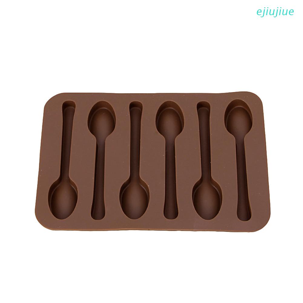 Khuôn Silicone Làm Bánh Hình Muỗng Độc Đáo