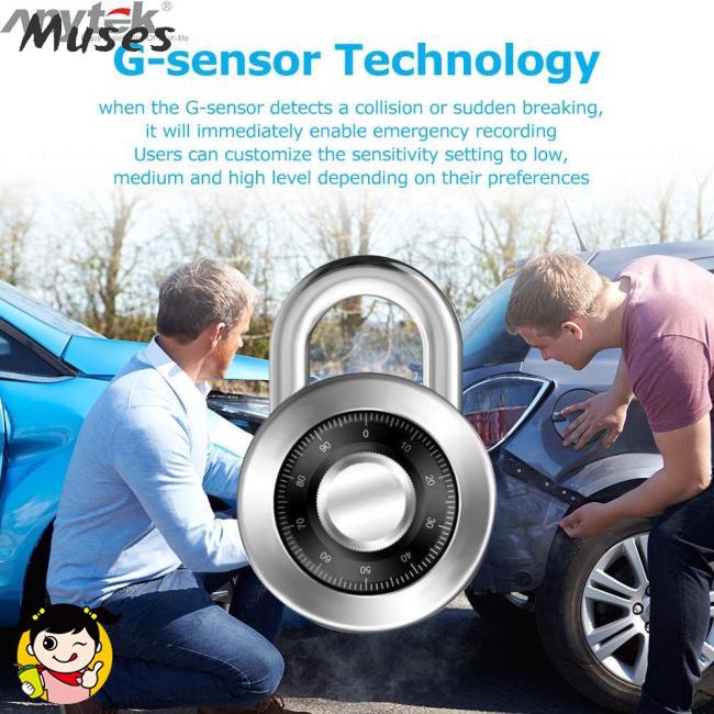 Muse07 Máy quay video Anytek X28 Camera ghi video WiFi ADAS G-sensor Dash Cam FHD 1080P