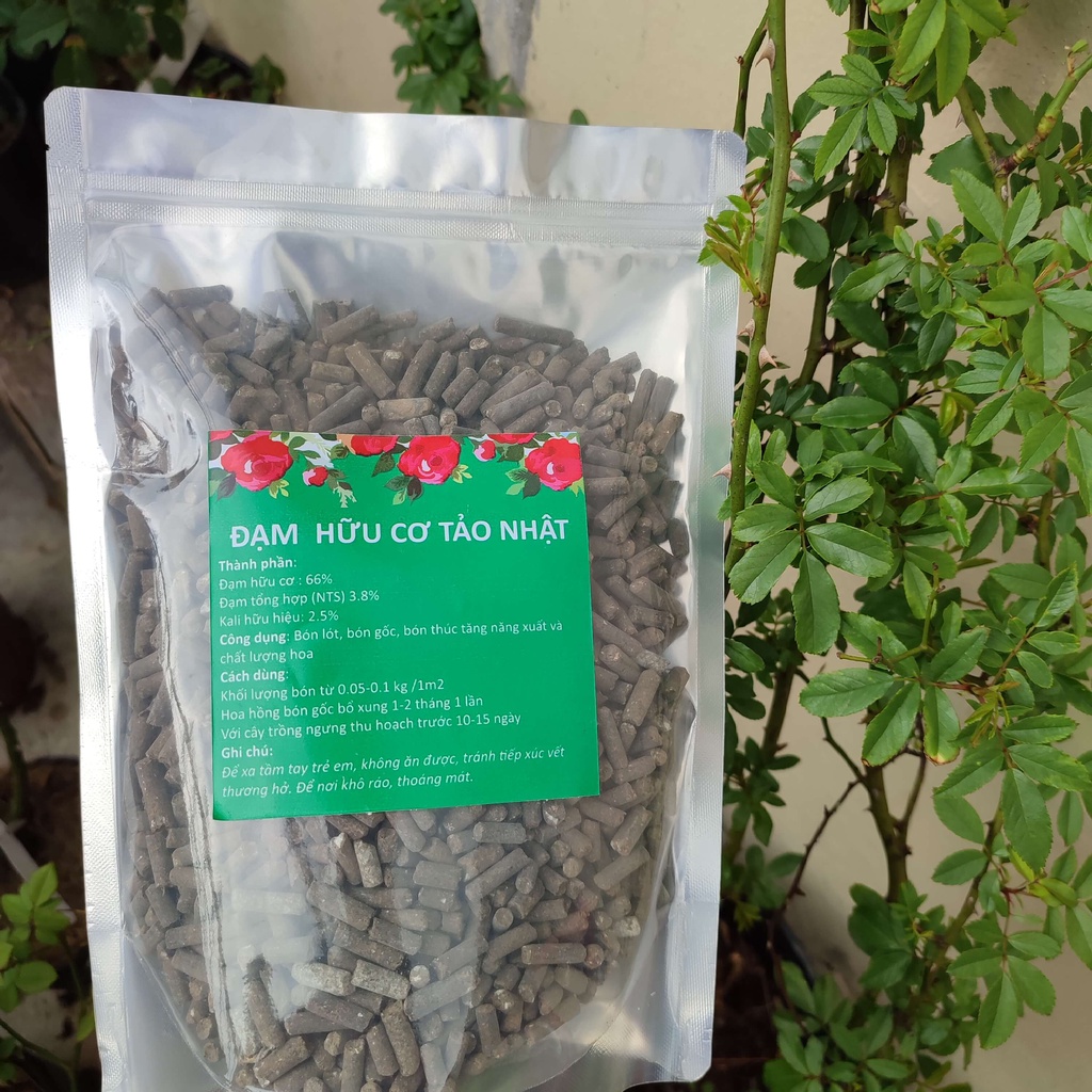 Phân Bón Đạm Hữu Cơ Tảo Nhật - Phân Bón Cho Hoa Hồng, Phân Bón Hoa Lan, Phân Bón Cây Cảnh, Phân Bón Rau Sạch