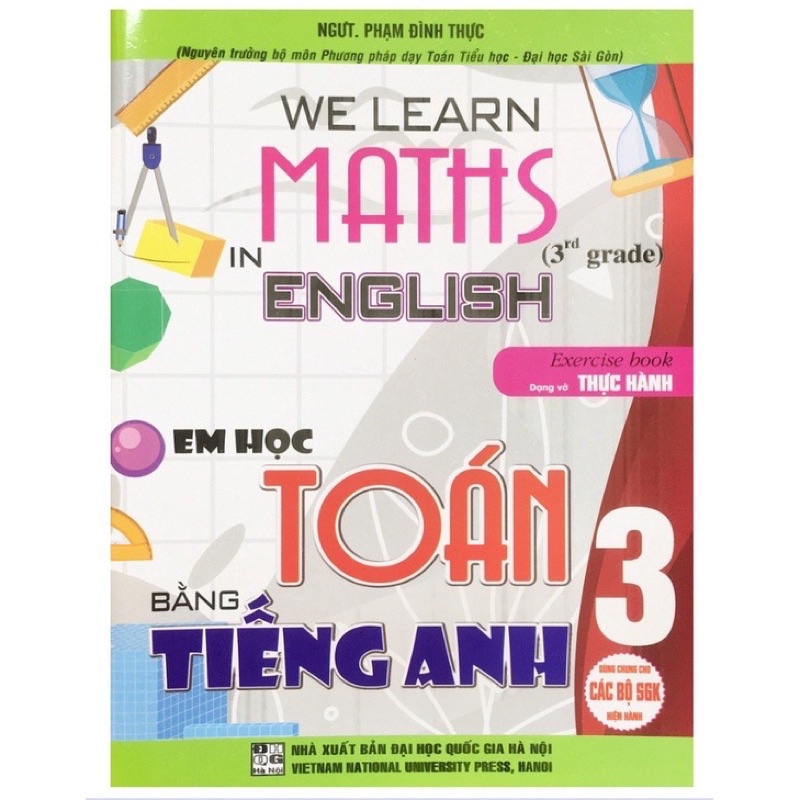 Sách - Em Học Toán Bằng Tiếng Anh Lớp 3