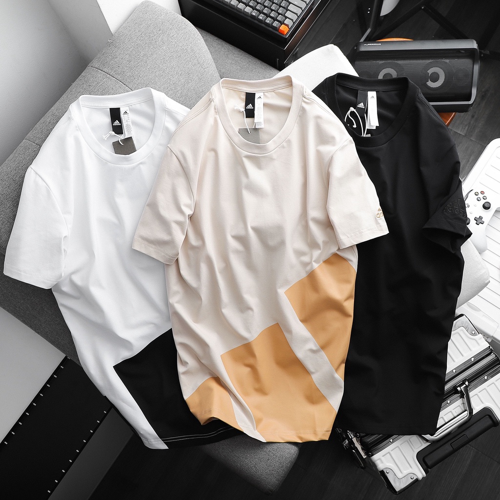(95Store) ÁO THUN THỂ THAO NAM TAY NGẮN CỔ TRÒN HÀNG CAO CẤP ADIDAS CHẤT VẢI COTTON 4 CHỀU (Cam kết ảnh thật)
