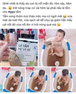 Lá tắm mẹ và bé SAM NATURAL