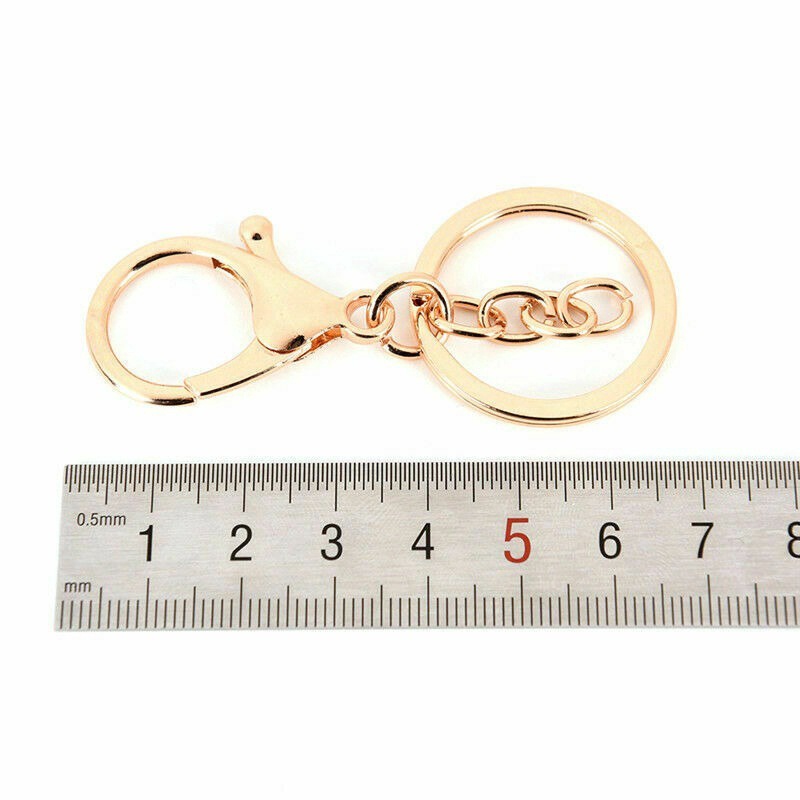 Bộ 5 Móc Khóa Kẹp / Móc Chìa Khóa / Dây Xích Bằng Kim Loại