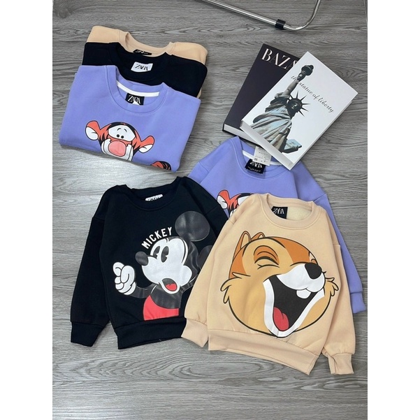 Set 3 áo nỉ cho bé