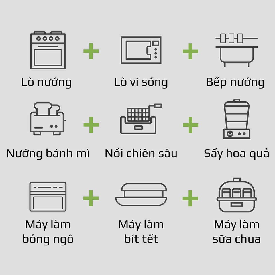 Nồi Chiên Không Dầu OLIVO AF12 Dung Tích 12L Công Suất 1800W Chính Hãng BH 24 Tháng Thương Hiệu Mỹ.