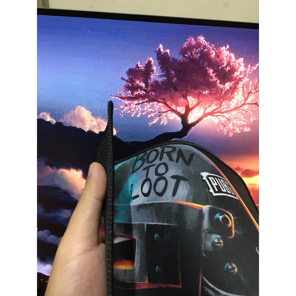 Lót chuột VSP R7 200 x 250 x 1.5 mm May viền - Hình ngẫu nhiên