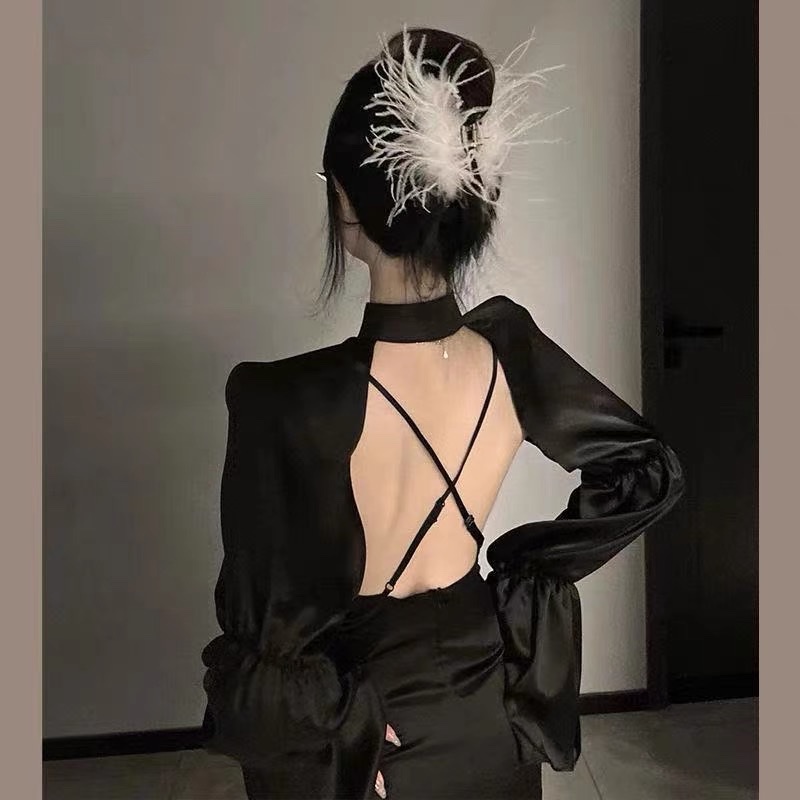 Kẹp Tóc Lông Đà Điểu Nhân Tạo - Vani Store [PKT00268]