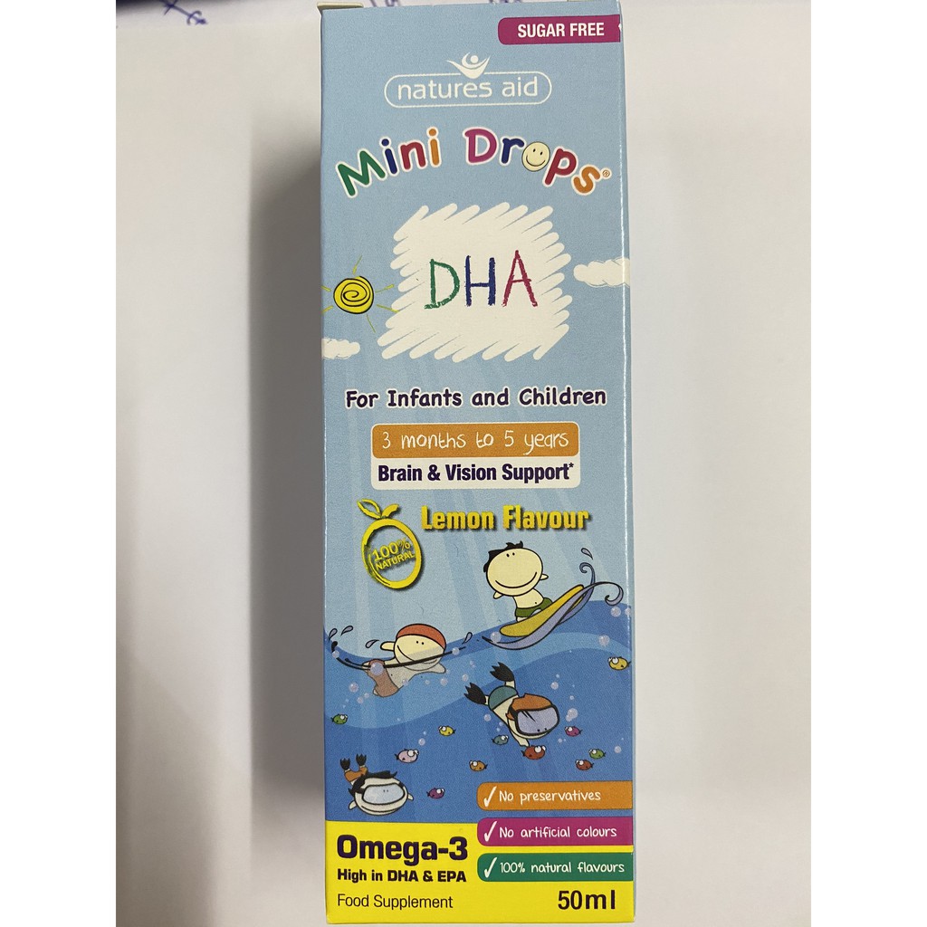 Mini Drops DHA.Bổ Sung Omega3,DHA,EPA Phát Triển Trí Não Toàn Diện Cho Bé