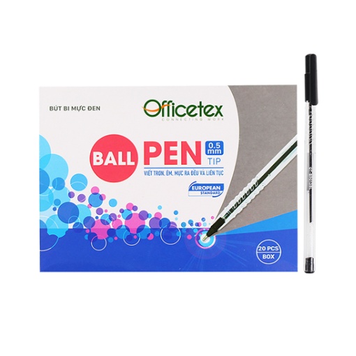 Hộp Bút Bi - Officetex - OT-BP013BL - 8935276452418