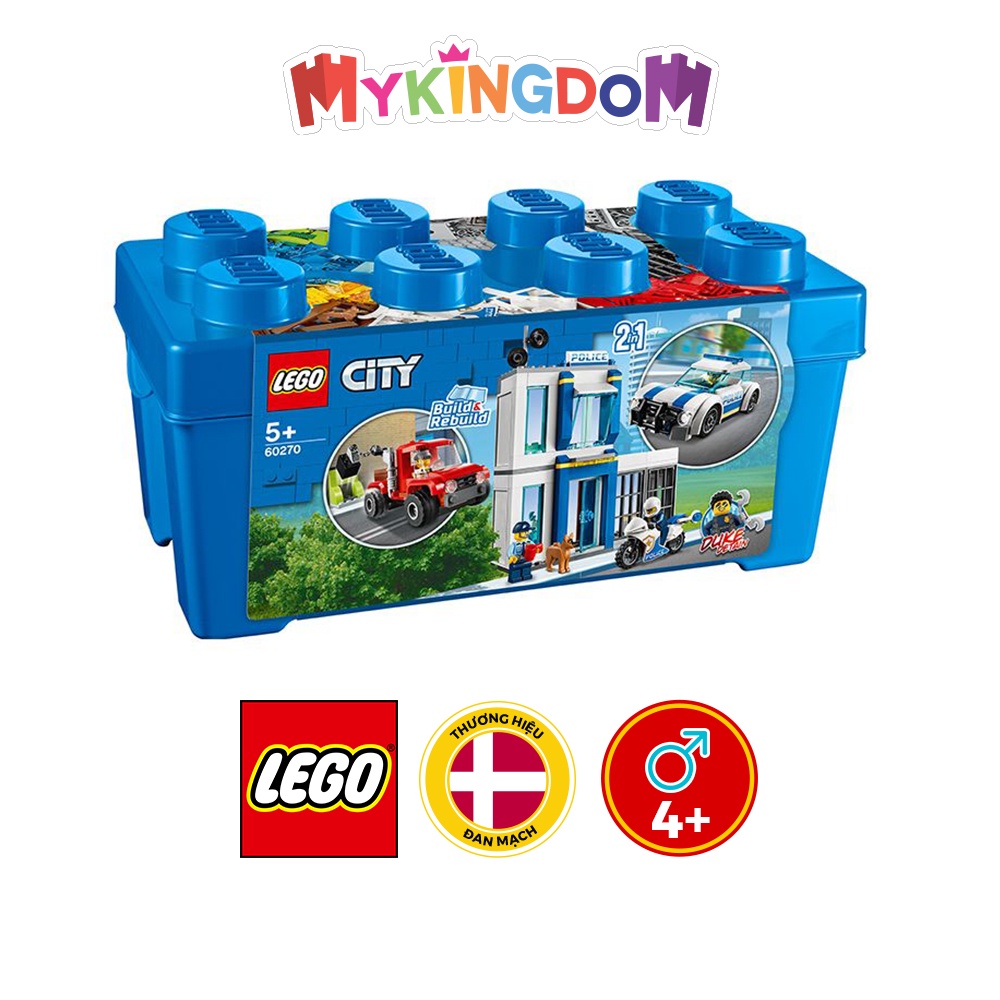 LEGO® City 60270 Thùng Gạch Cảnh Sát - 301 chi tiết