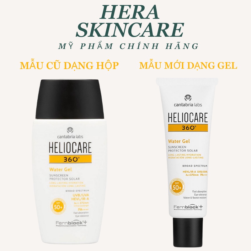 Kem chống nắng Heliocare Pigment /Water Gel / Mineral Spf50+