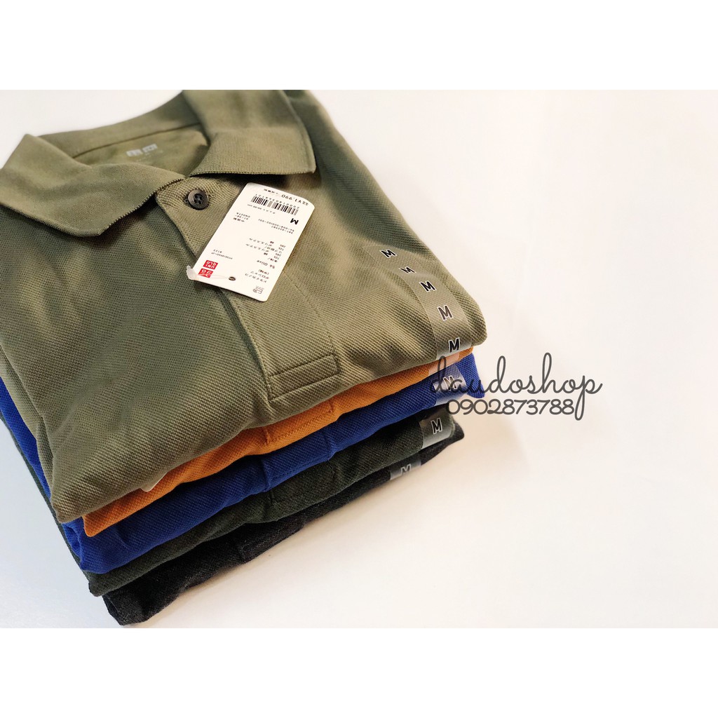 [NHIỀU MÀU] Áo polo nam Uniqlo (Hình thật shop chụp) - Hàng nội địa Nhật