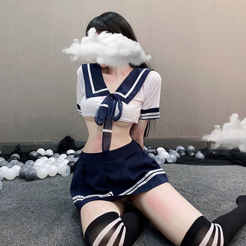 Set Đồ Cosplay Nội Y Nữ Sinh Nhật Bản Nóng Bỏng - Đồ Lót Cosplay Học Sinh Quyến Rũ