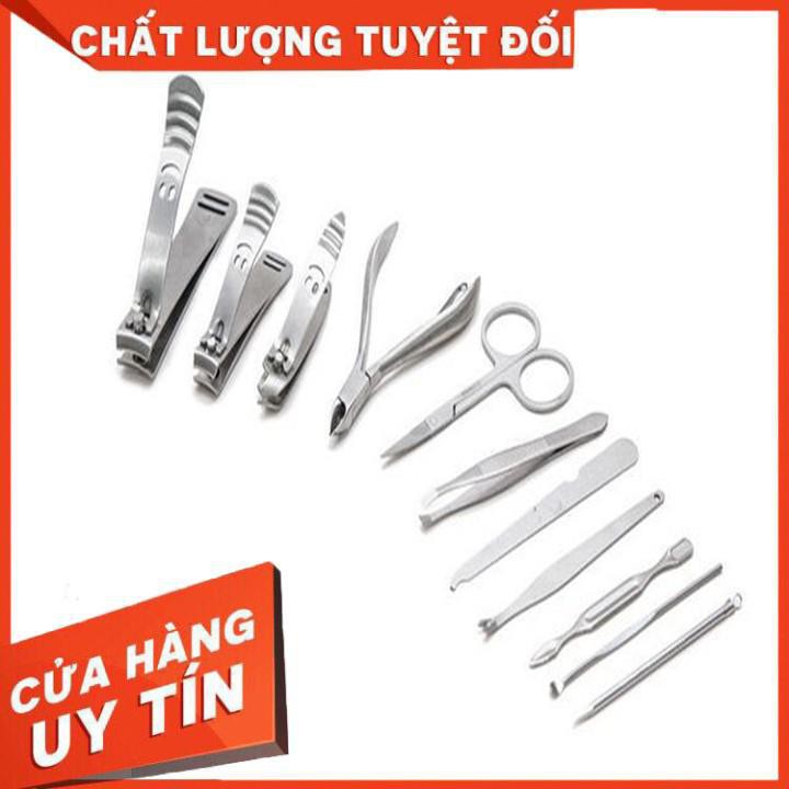 [XẢ KHO+FREE SHIP] Bộ kìm bấm móng tay 12 chi tiết