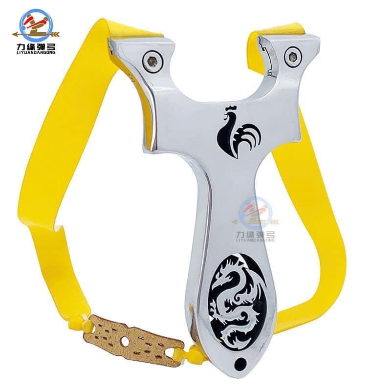 Ná cao su Gà lượn đầu inox đánh bóng + 2 dây và 100v bi