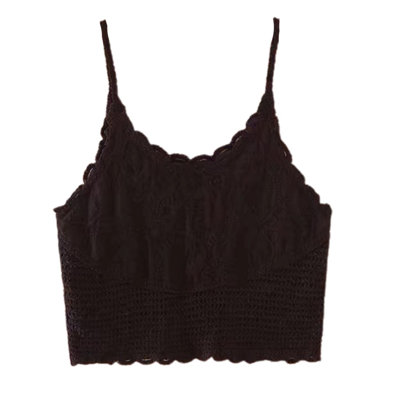 Áo Croptop Dệt Kim Không Tay Chống Nắng Gợi Cảm Cho Nữ