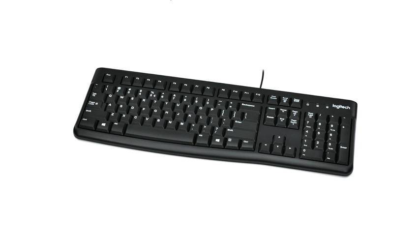 Bàn phím có dây Logitech K120 - Bền bỉ, chống tràn, kích thước đầy đủ có phím số | BigBuy360 - bigbuy360.vn