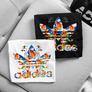 Áo thun nam nữ from rộng adidas chất cotton dày dặn.