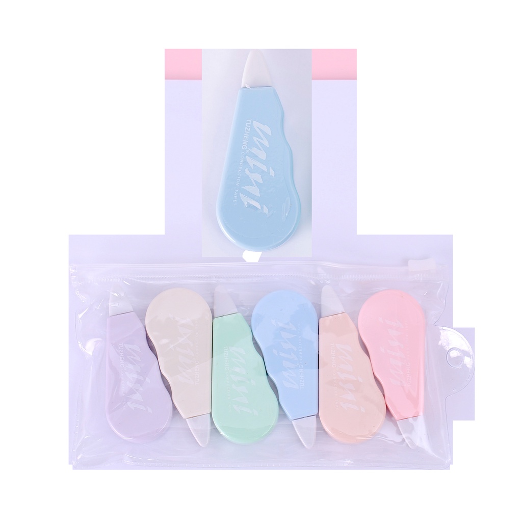 Set 6 Bút Xóa Kéo Họa Tiết Dễ Thương