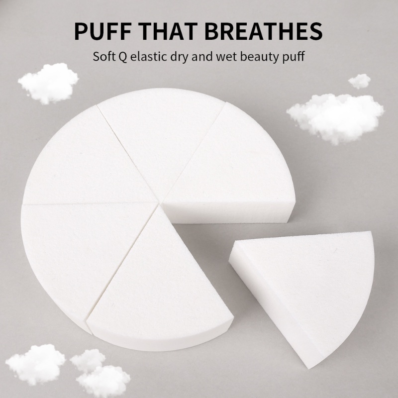 Mút Trang Điểm Hình Tam Giác Bằng Da Mềm Thân Thiện Với Làn Da Tự Nhiên Không Để Lại Dấu Vết Có Thể