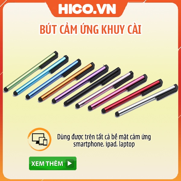 Bút cảm ứng - Viết cảm ứng dành cho điện thoại , ipad siêu bền , siêu nét - Màu ngẫu nhiên