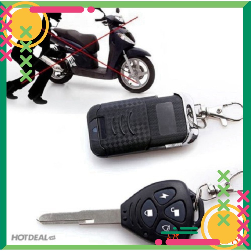 [FREE SHIP] 💥[Mua 1 tặng 1]💥 Bộ khóa chống trộm xe máy thông minh Motorcycle Alarm System BẢO HÀNH 1 NĂM+ Tặng móc Khó