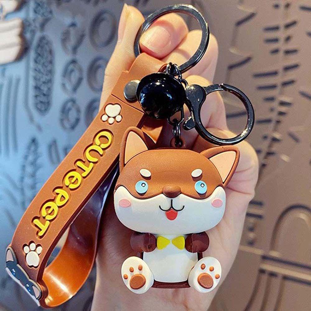 JARRED Móc Khóa Hình Chú Chó Shiba Dễ Thương