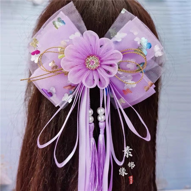 Kẹp tóc nơ cổ trang k0185