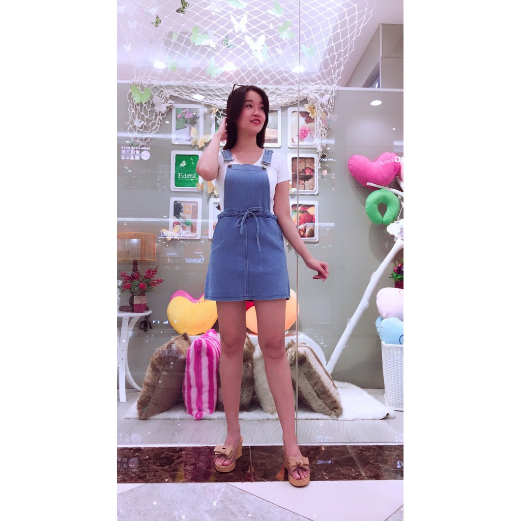 Váy yếm jean nữ ngắn | BigBuy360 - bigbuy360.vn