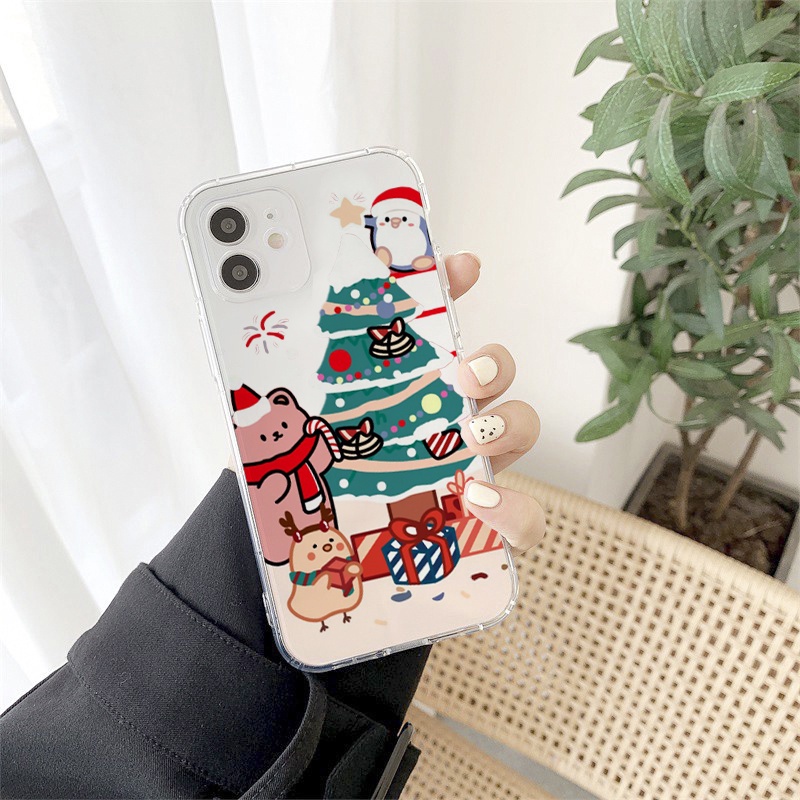 Ốp lưng iphone vuông cạnh cây thông NOEL giáng sinh 6/6plus/6s/6splus/7/7plus/8/8plus/x/xr/xs/11/12/pro e113 | BigBuy360 - bigbuy360.vn