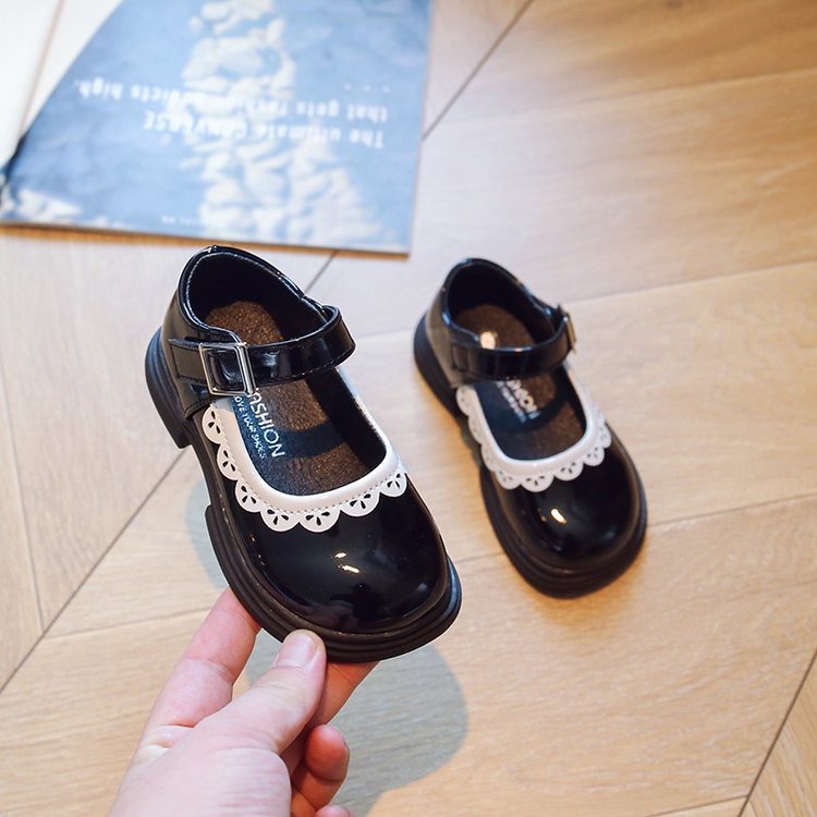 Giày Búp Bê Đế Bằng Thiết Kế Hợp Thời Trang Cho Bé Gái