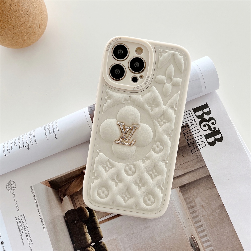 Ốp Điện Thoại Da Dáng Vuông Màu Kẹo Cho iPhone 13 12 11 Pro Max