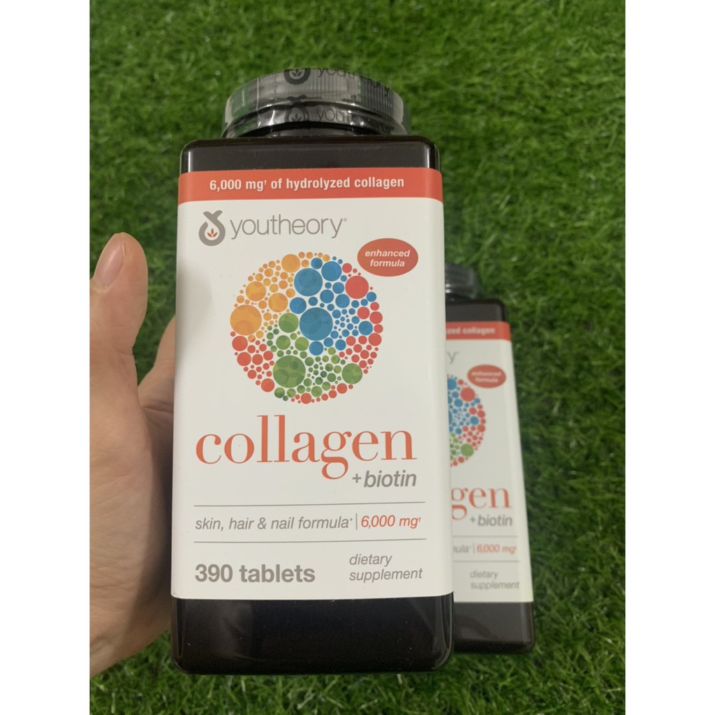 hộp 390 VIÊN COLLAGEN YOUTHEORY TYPE 1 2 &amp; 3 CỦA MỸ