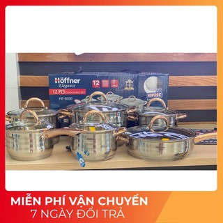 [ VÔ ĐỊCH GIÁ ] BỘ NỒI INOX HOFFNER THƯƠNG HIỆU  ĐỨC