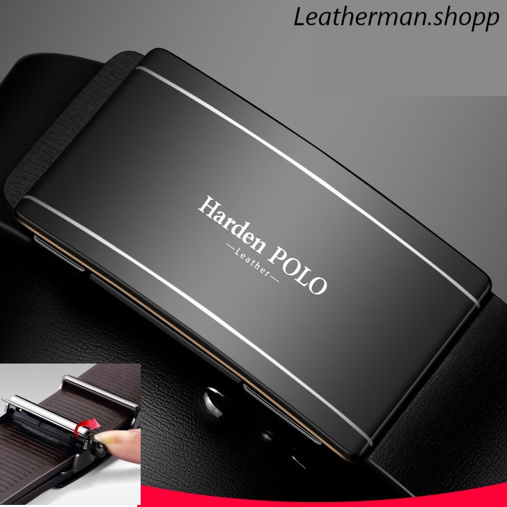 Dây nịt nam HARDENPOLO chất liệu da bò khoá tự động EL02