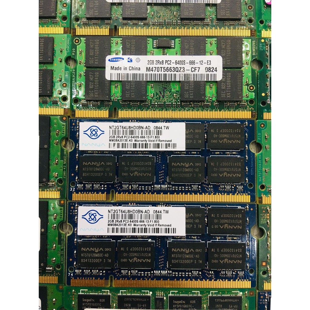 Ram Laptop ddr2 2gb bus 667 800 cũ