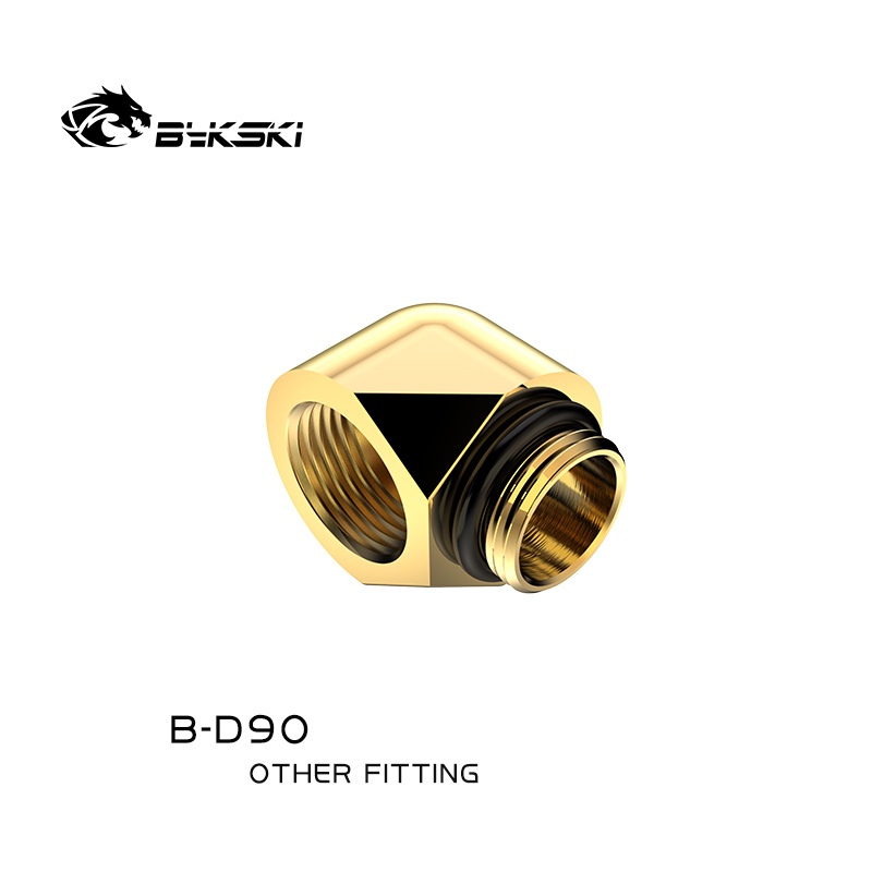 Bykski B-D90 G1 / 4 Nam sang nữ Phù hợp khuỷu tay 90 độ