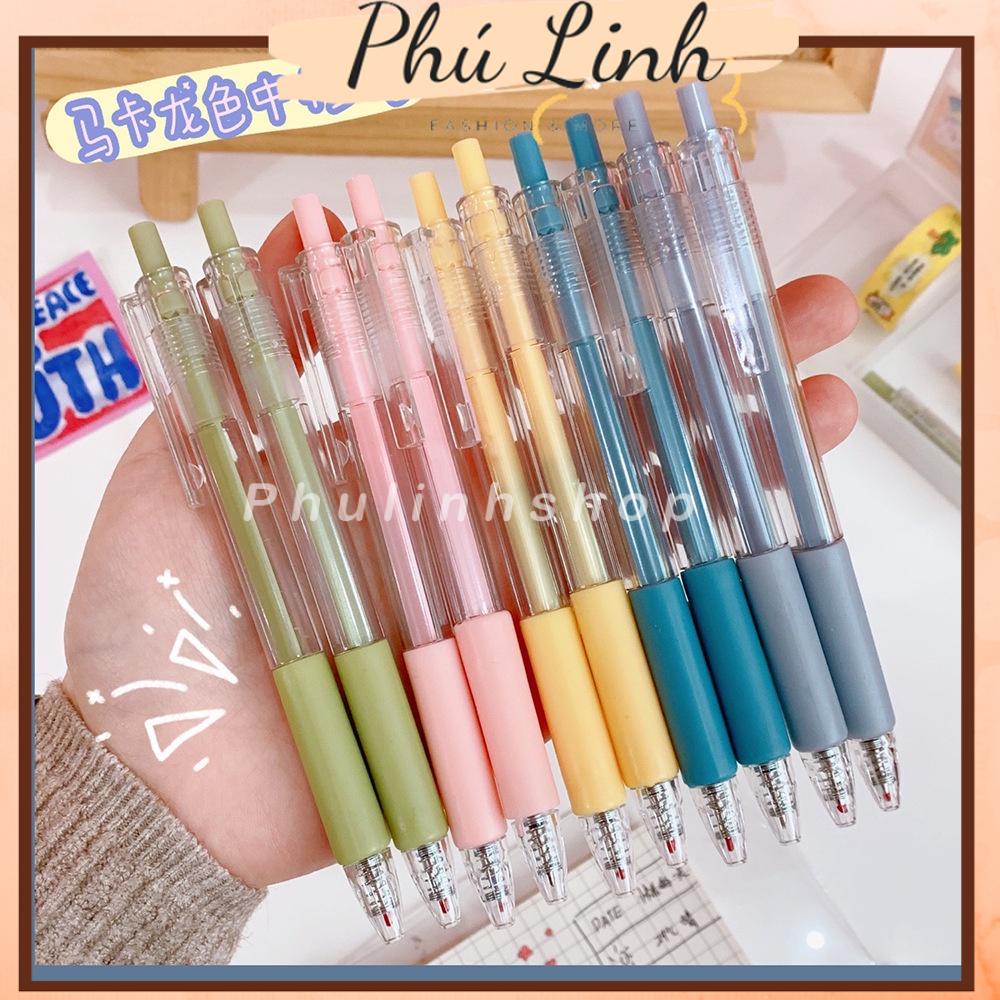 MS501 Bút bi bấm màu pastel ngòi 0.5mm