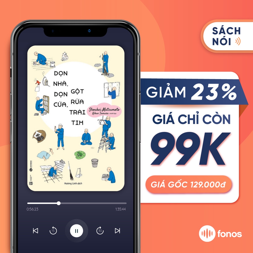 Sách nói: Dọn Nhà, Dọn Cửa, Gột Rửa Trái Tim