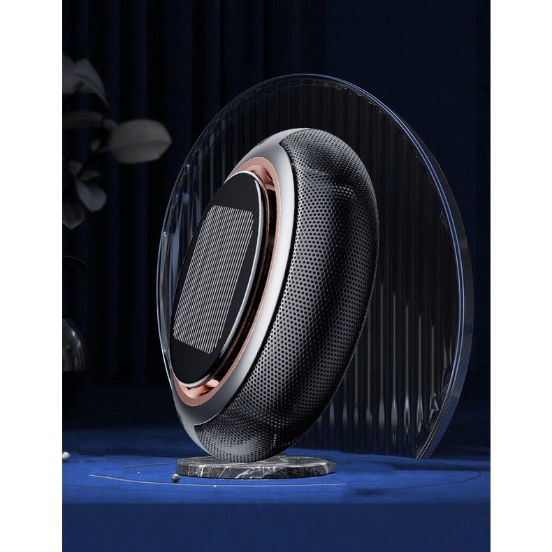 Máy khử mùi hôi, kháng khuẩn không khí chống say xe hơi tản hương bằng năng lượng mặt trời 2xAuto