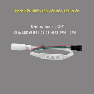 Mạch điều khiển LED dây đúc, LED cuộn Full color