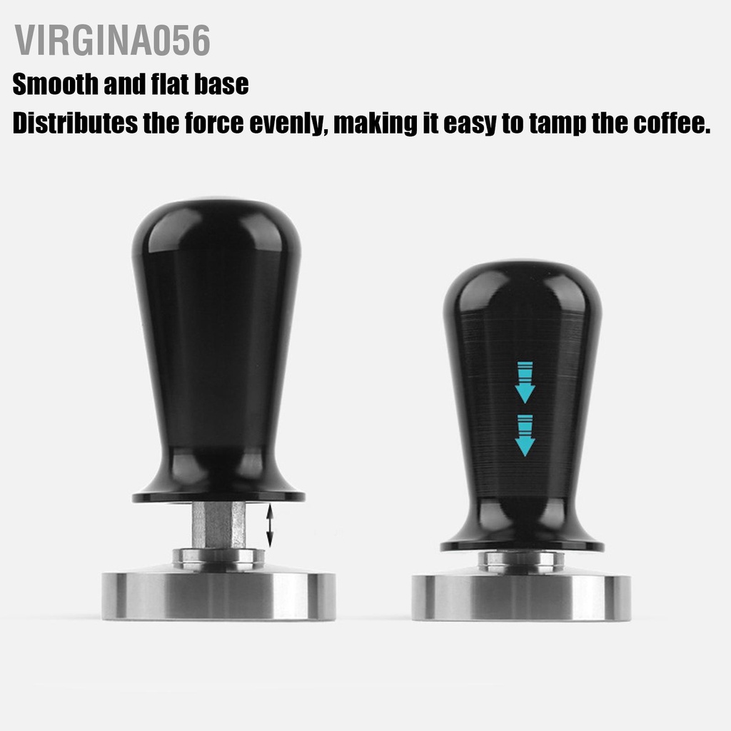 Có thể bán buôn Máy ép cà phê bằng thép không gỉ 57 5mm bột phẳng búa Dụng cụ Phụ kiện Virgina056 Hàng giao ngay